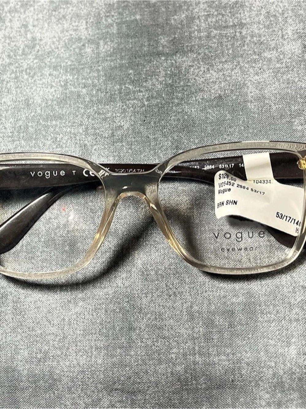 Vogue VO5452 Eyeglasses Brown & Clear Like New